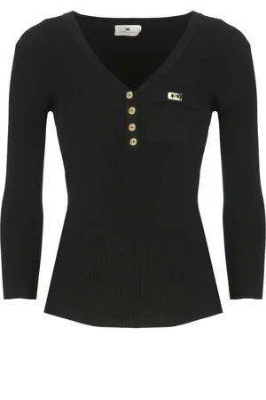 Elisabetta Franchi Donna, Maglie, Nero, M, new