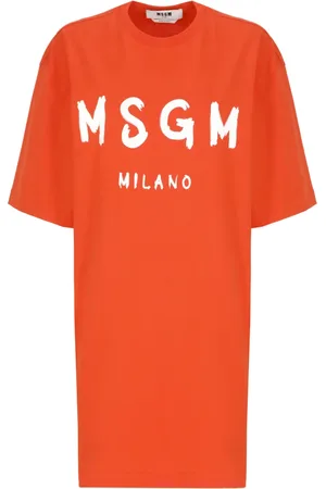 Msgm Donna, Abiti, Arancione, S, new