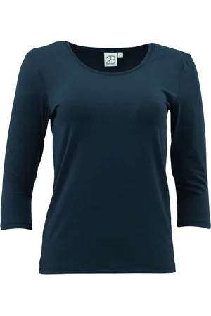 2-Biz Donna, Top, Blu, L, new