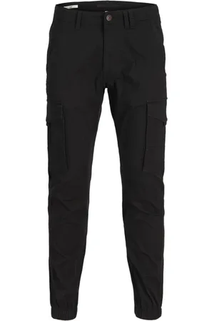 JACK & JONES Uomo, Pantaloni, Nero, W34 L34, new