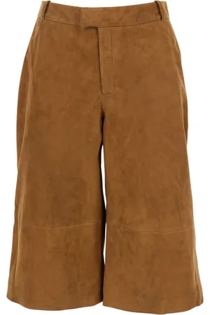 arma leder Donna, Pantaloncini, Marrone, S, new
