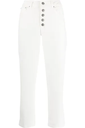 Dondup Donna, Pantaloni, Bianco, W29, new