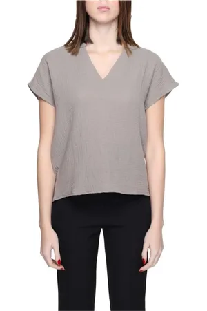 JACQUELINE DE YONG Donna, Camicette , Grigio, M, new