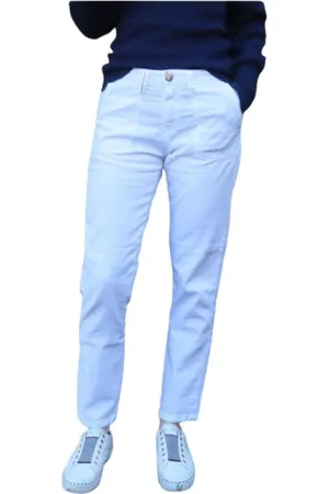 ISLOW Donna, Pantaloni, Bianco, W28, new