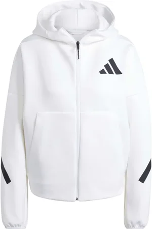 adidas Donna, Felpe, Bianco, L, new