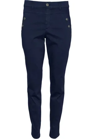 2-Biz Donna, Pantaloni, Blu, XS, new