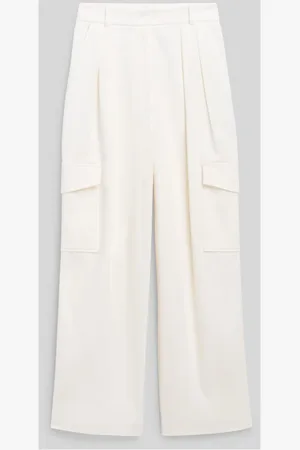 Ivy & Oak Donna, Pantaloni, Bianco, XL, new