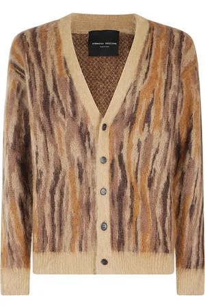 Roberto Collina Uomo, Maglie, Marrone, L, new