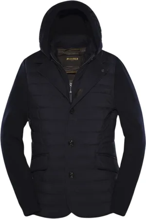 MOORER Uomo, Giacche, Blu, M, new
