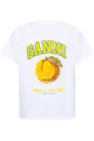 Ganni Donna, Top, Bianco, M, new