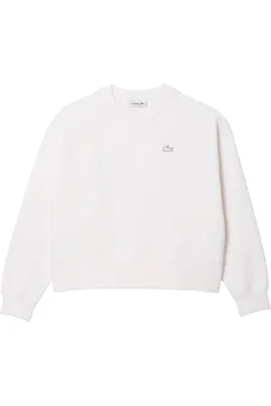 Lacoste Donna, Felpe, Bianco, M, new