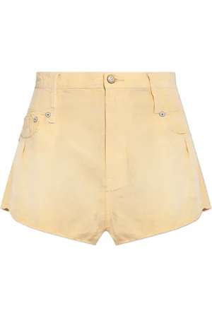 R13 Donna, Pantaloncini, Giallo, W29, new