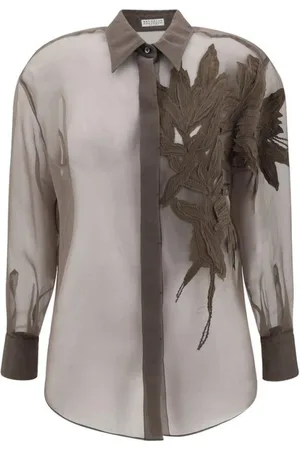 Brunello Cucinelli Donna, Camicette , Marrone, S, new
