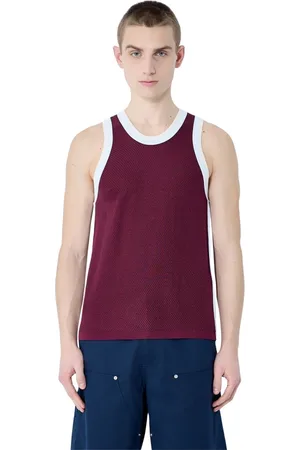 WALES BONNER Uomo, Top, Rosso, L, new