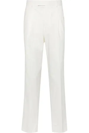 Ermenegildo Zegna Uomo, Pantaloni, Bianco, S, new