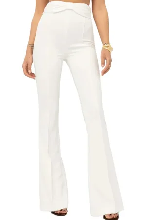 Elisabetta Franchi Donna, Pantaloni, Bianco, M, new