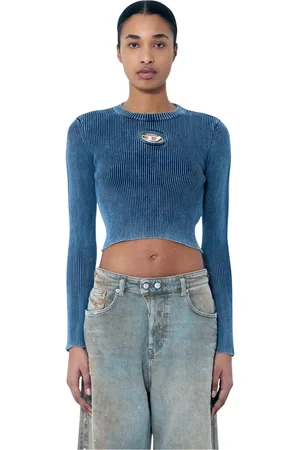 Diesel Donna, Maglie, Blu, M, new