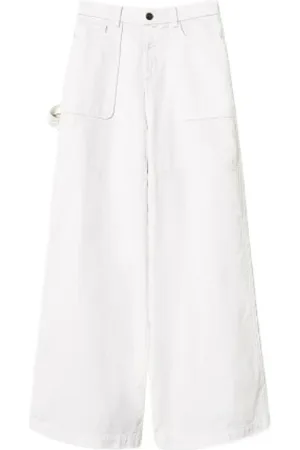 Twin-Set Donna, Pantaloni, Bianco, W30, new