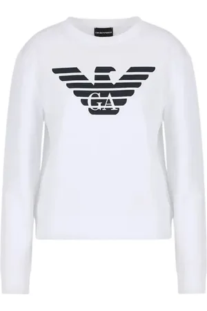 Emporio Armani Donna, Felpe, Bianco, M, new