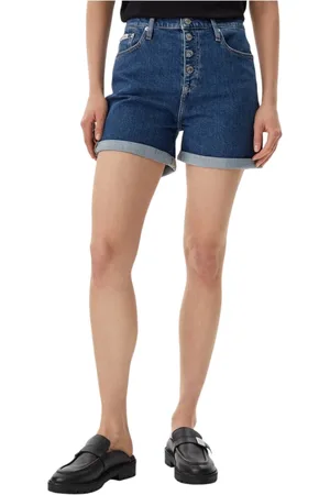 Calvin Klein Donna, Pantaloncini, Blu, W26, new