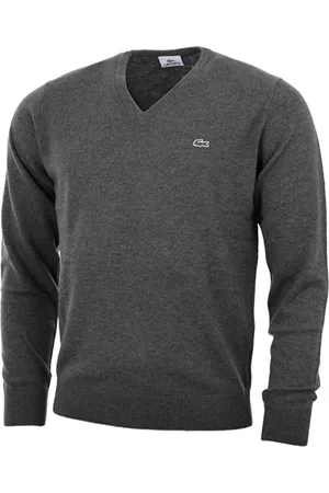 Lacoste Uomo, Maglie, Grigio, S, new