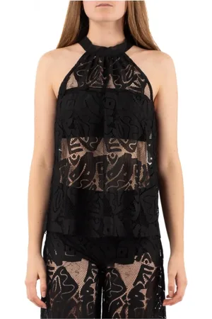 HANITA Donna, Top, Nero, L, new