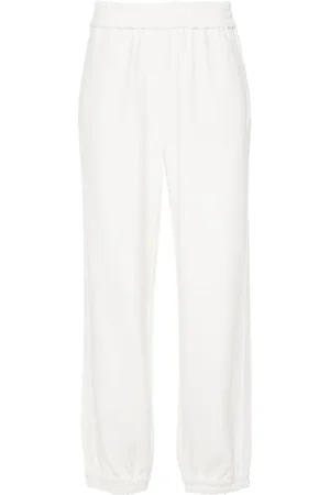 Brunello Cucinelli Donna, Pantaloni, Bianco, M, new