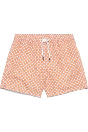 FEDELI Uomo, Costumi da bagno, Arancione, L, new