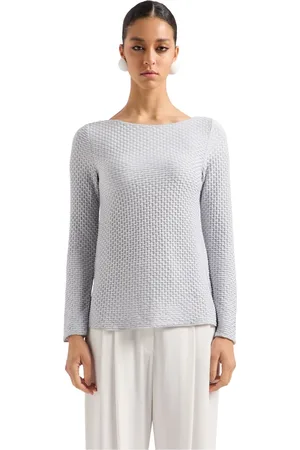 Emporio Armani Donna, Maglie, Grigio, S, new