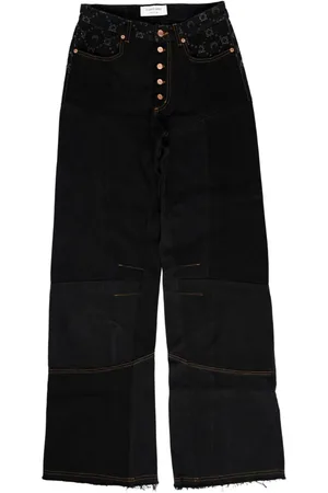 Marine Serre Donna, Pantaloni, Nero, M, new