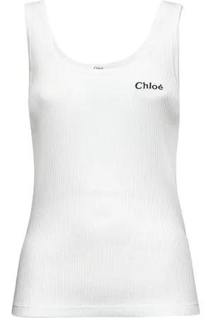 Chloé Donna, Top, Bianco, S, new