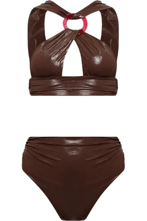 The Attico Donna, Costumi da bagno, Marrone, L, new