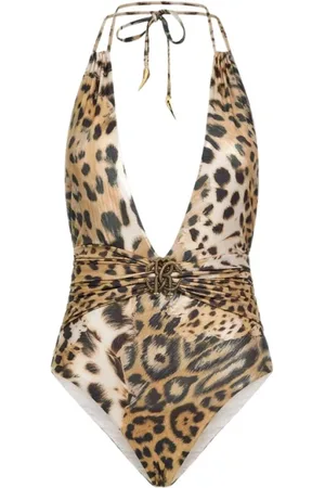 Roberto Cavalli Donna, Costumi da bagno, Marrone, L, new