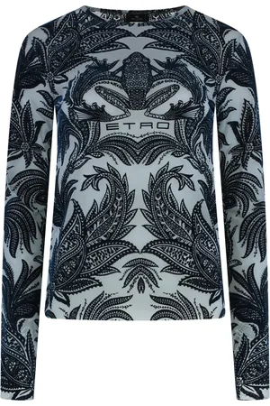 Etro Donna, Top, Blu, M, new