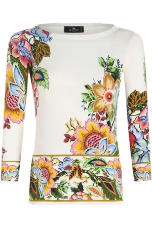 Etro Donna, Felpe, Bianco, L, new