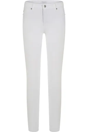 Cambio Donna, Pantaloni, Bianco, S, new