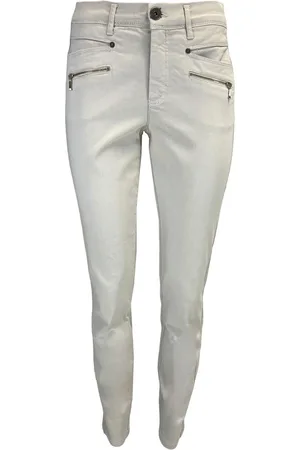 2-Biz Donna, Pantaloni, Bianco, XL, new