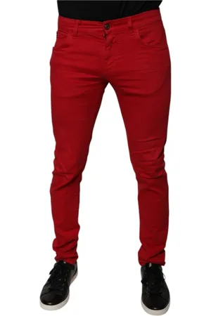 Dolce & Gabbana Uomo, Jeans, Rosso, M, new