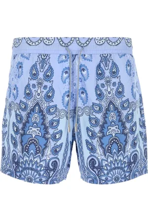 Etro Uomo, Costumi da bagno, Blu, M, new