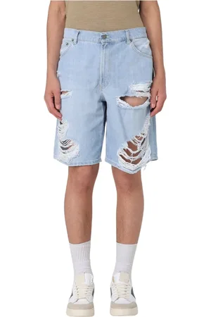 Dondup Uomo, Pantaloncini, Blu, W31, new