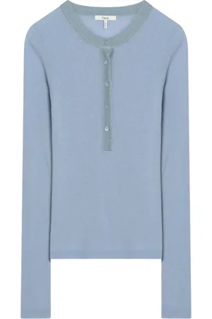 Chloé Donna, Maglie, Blu, L, new