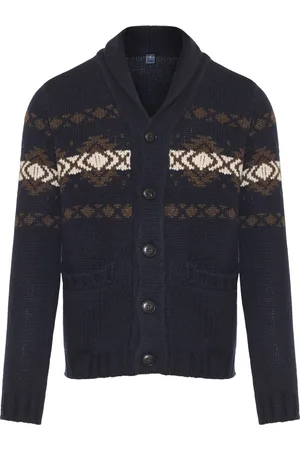FEDELI Uomo, Maglie, Blu, M, new
