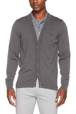 Lacoste Uomo, Maglie, Grigio, S, new