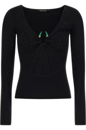 Roberto Cavalli Donna, Maglie, Nero, XS, new