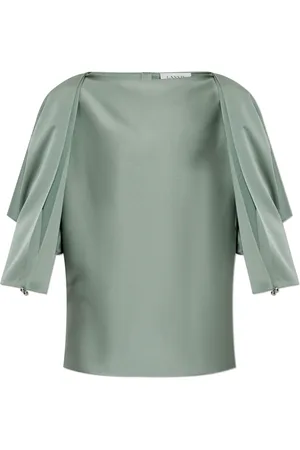 Lanvin Donna, Camicette , Verde, M, new