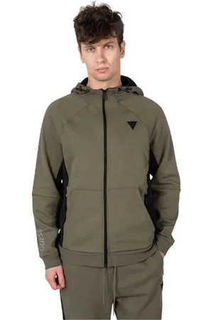 Guess Uomo, Felpe, Verde, S, new