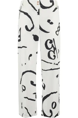ALYSI Donna, Pantaloni, Bianco, S, new