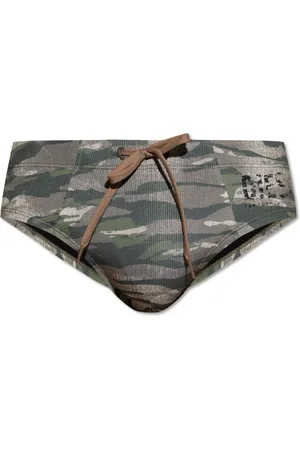 Diesel Uomo, Costumi da bagno, Verde, M, new