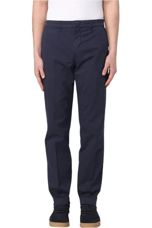 FAY Uomo, Pantaloni, Blu, W38, new
