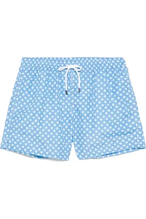 FEDELI Uomo, Costumi da bagno, Blu, M, new